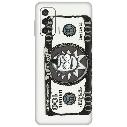 Samsung M/F/Note/Flip and C Phone Skins (All Models) - Rick And Morty Hundred Dollar Anime - Matte Finish (M-161) Samsung Galaxy M52 (5G)