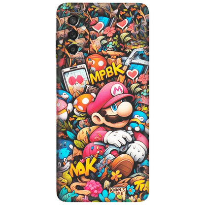 Samsung M/F/Note/Flip and C Phone Skins (All Models) - Super Mario Bros Artistic - Matte Finish (M-173) Samsung Galaxy M52 (5G)