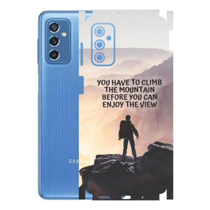 Samsung M/F/Note/Flip and C Phone Skins (All Models) - Motivational Hiking Mountain - Matte Finish (M-28) Samsung Galaxy M52 (5G)