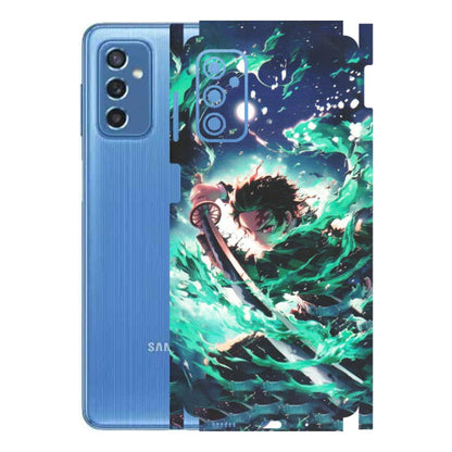 Samsung M/F/Note/Flip and C Phone Skins (All Models) - Sword Fighter Anime - Matte Finish (M-29) Samsung Galaxy M52 (5G)