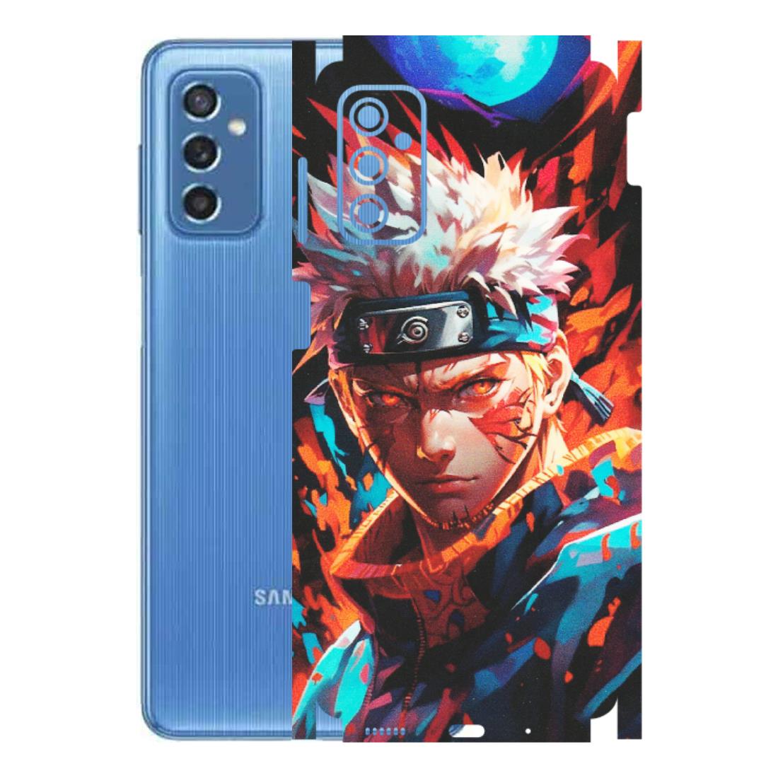 Samsung M/F/Note/Flip and C Phone Skins (All Models) - Anime Ferocious Character - Matte Finish (M-44) Samsung Galaxy M52 (5G)