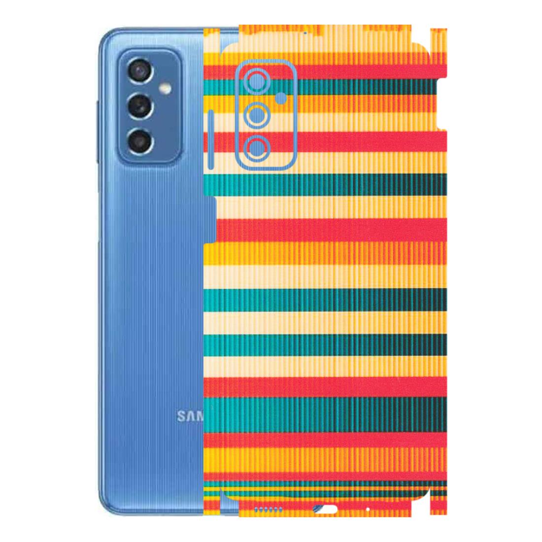 Samsung M/F/Note/Flip and C Phone Skins (All Models) - Colourful Stripes Soothing Effect - Matte Finish (M-86) Samsung Galaxy M52 (5G)