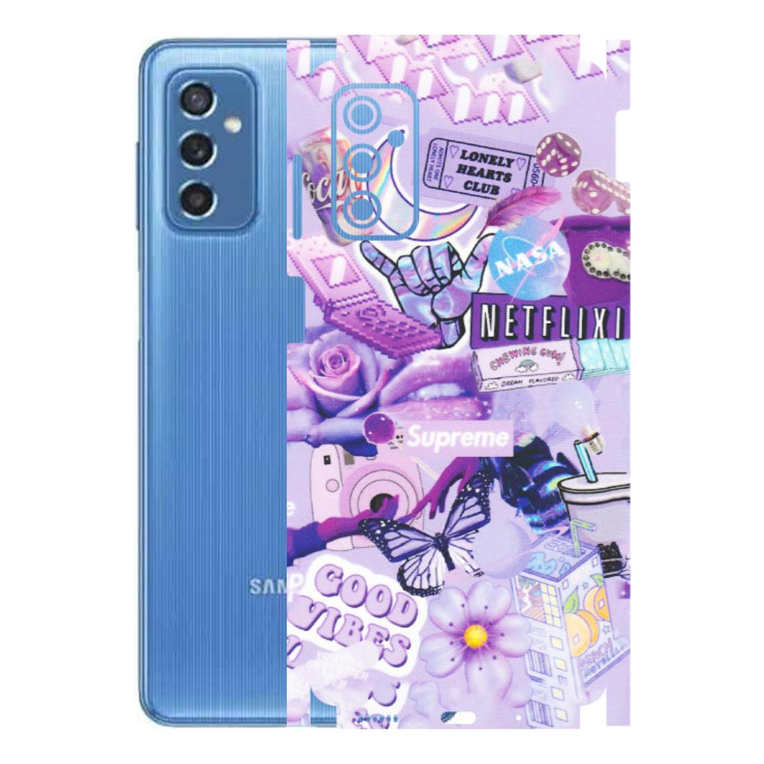 Samsung M/F/Note/Flip and C Phone Skins (All Models) - Supreme Purple Magic - Matte Finish (M-88) Samsung Galaxy M52 (5G)