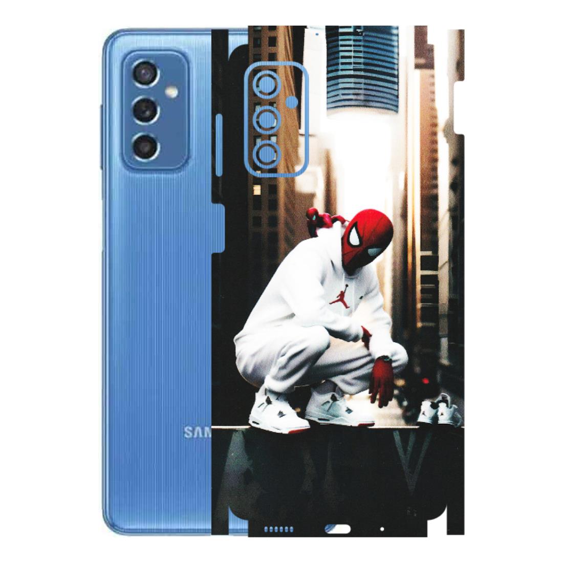 Samsung M/F/Note/Flip and C Phone Skins (All Models) - Sportsman Spider Man - Matte Finish (M-94) Samsung Galaxy M52 (5G)