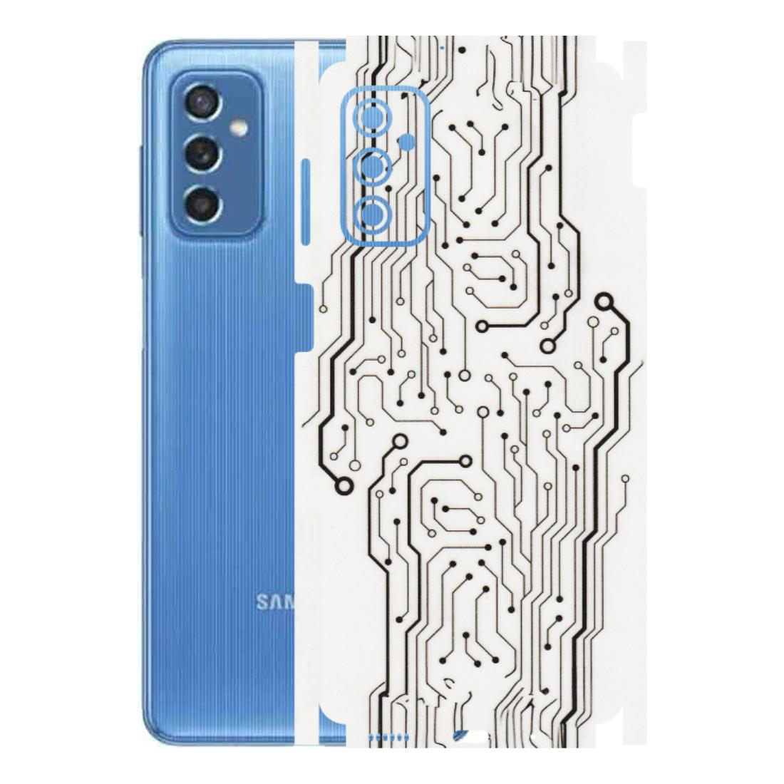 Samsung M/F/Note/Flip and C Phone Skins (All Models) - Tech Circuits - Transparent Finish (T-03) Samsung Galaxy M52 (5G)