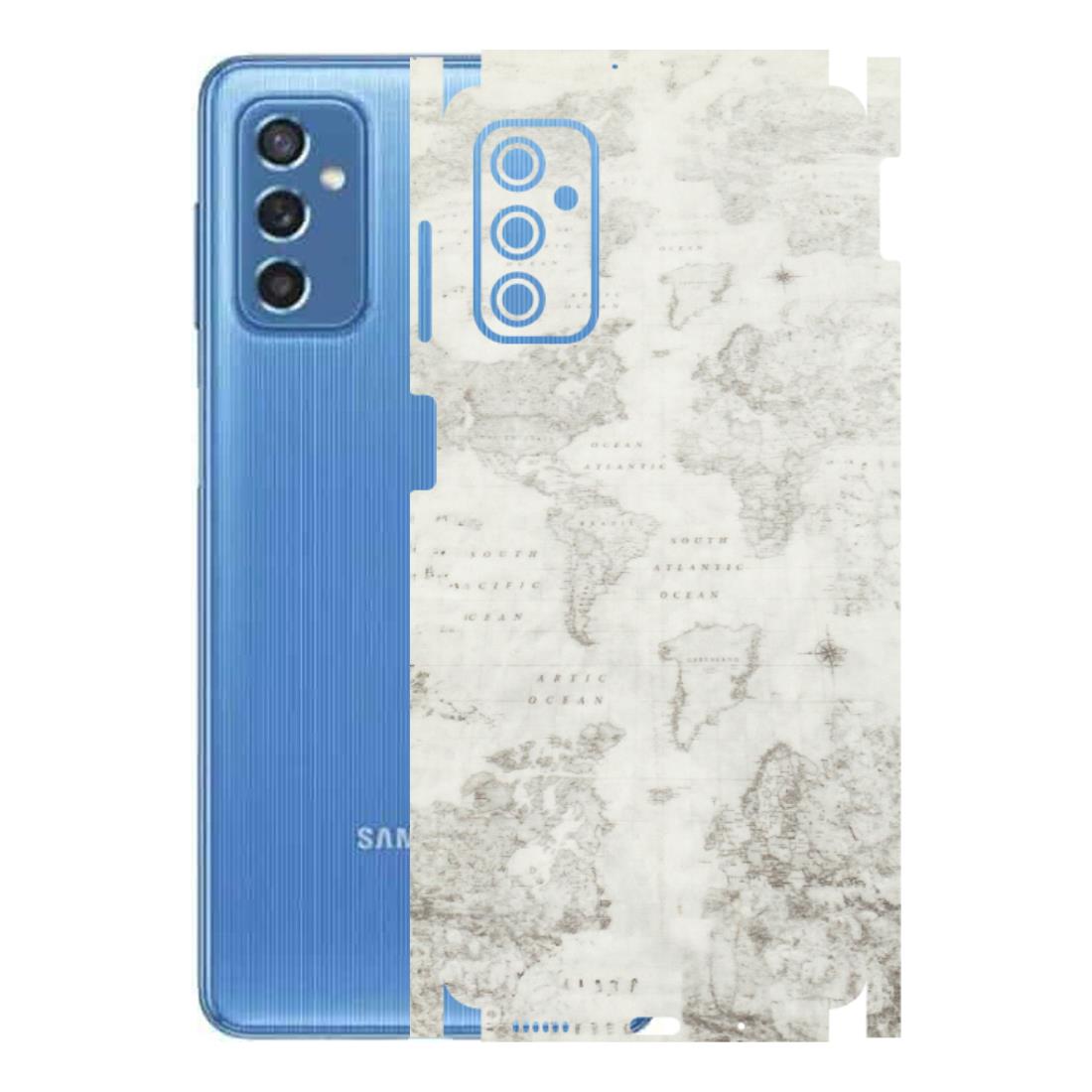 Samsung M/F/Note/Flip and C Phone Skins (All Models) - World Travel Map - Transparent Finish (T-04) Samsung Galaxy M52 (5G)
