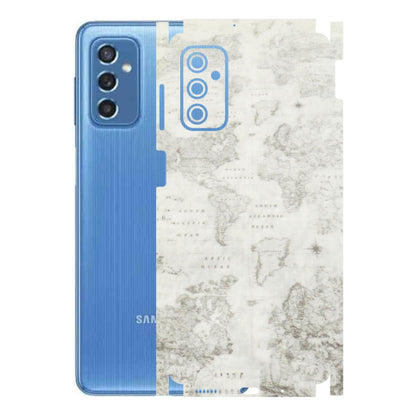 Samsung M/F/Note/Flip and C Phone Skins (All Models) - World Travel Map - Transparent Finish (T-04) Samsung Galaxy M52 (5G)