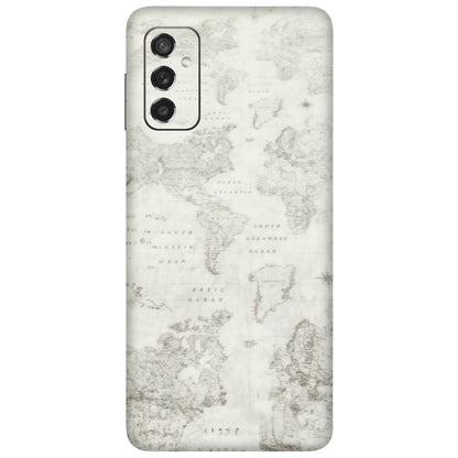 Samsung M/F/Note/Flip and C Phone Skins (All Models) - World Travel Map - Transparent Finish (T-04) Samsung Galaxy M52 (5G)