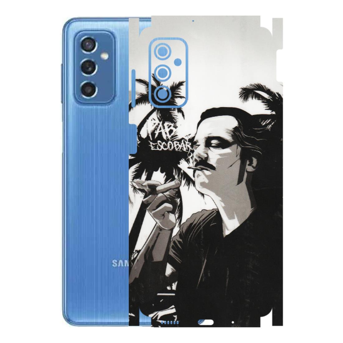 Samsung M/F/Note/Flip and C Phone Skins (All Models) - Pab Escobar - Transparent Finish (T-05) Samsung Galaxy M52 (5G)