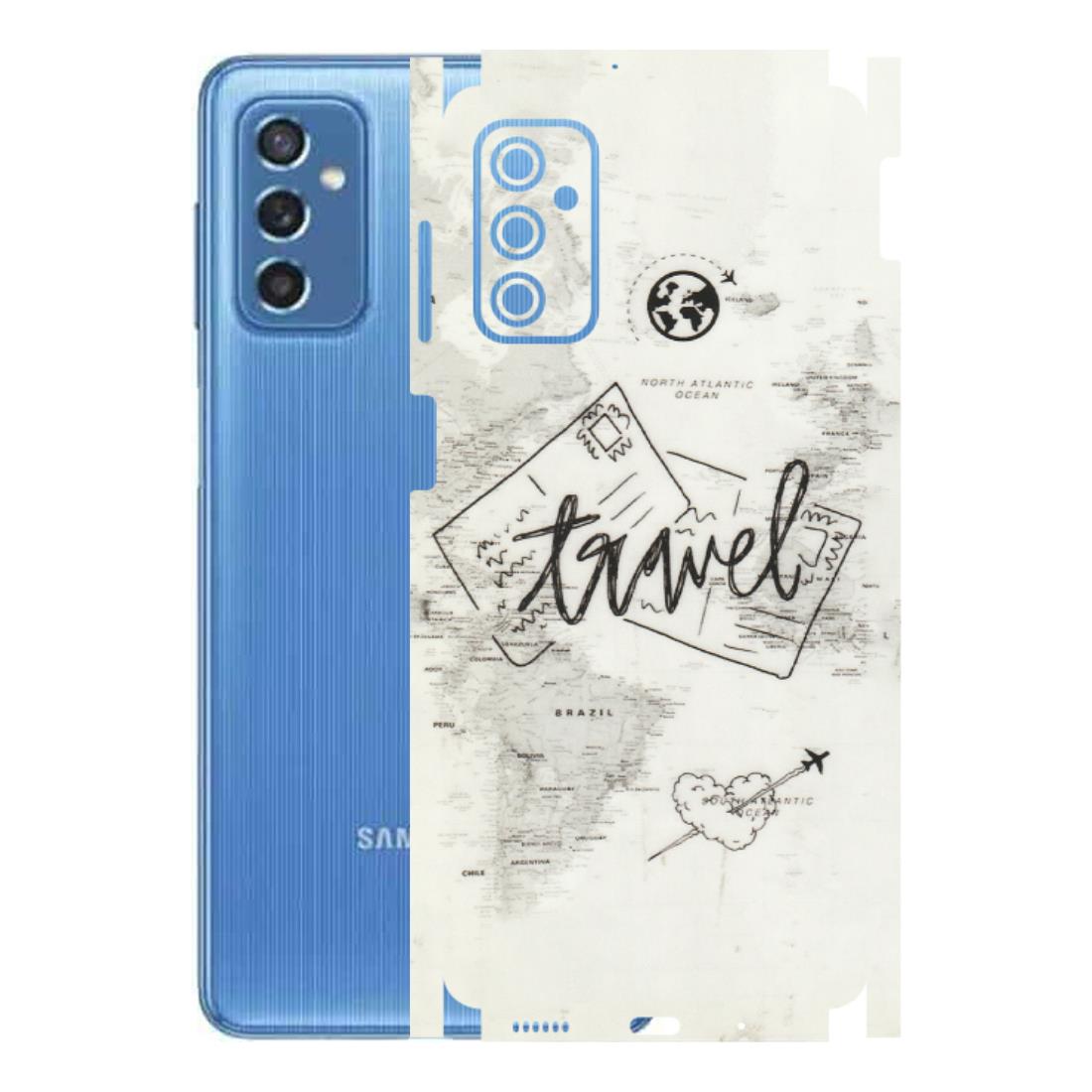 Samsung M/F/Note/Flip and C Phone Skins (All Models) - Travel Ticket - Transparent Finish (T-06) Samsung Galaxy M52 (5G)