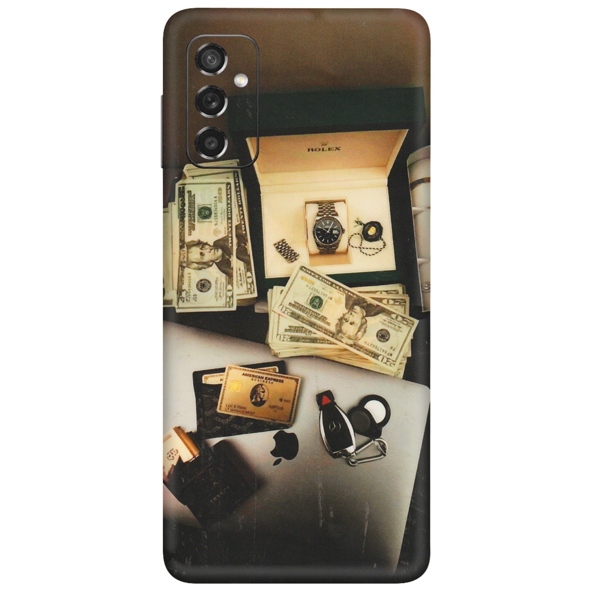 Samsung M/F/Note/Flip and C Phone Skins (All Models) - Luxury Lifestyle - Transparent Finish (T-11) Samsung Galaxy M52 (5G)