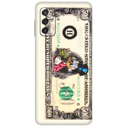 Samsung M/F/Note/Flip and C Phone Skins (All Models) - Five Hundred Dollar Duck - Transparent Finish (T-15) Samsung Galaxy M52 (5G)