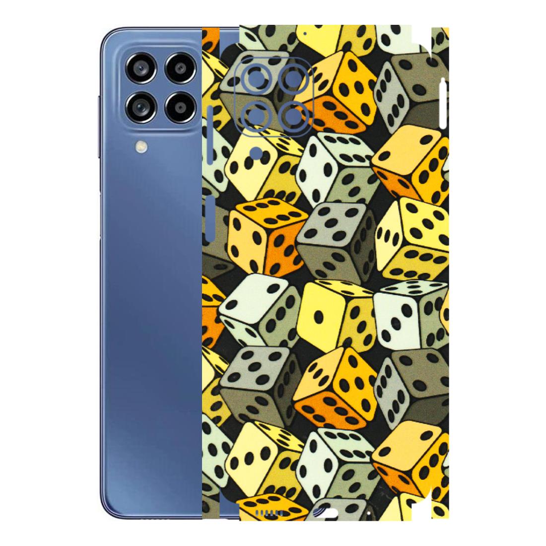 Samsung M/F/Note/Flip and C Phone Skins (All Models) - Dices Of Life - 3D Embossed Finish (L-04) Samsung Galaxy M53 (5G)