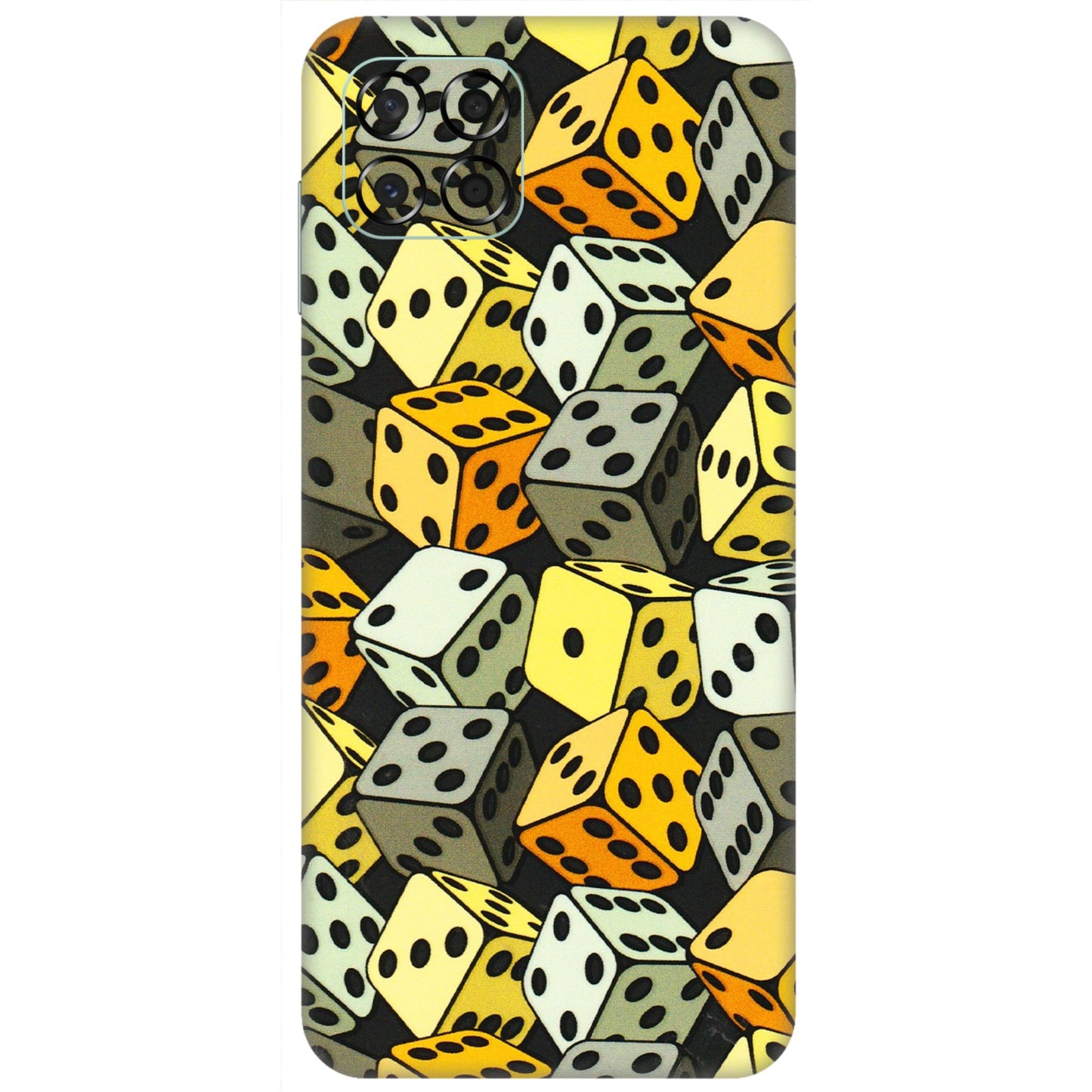 Samsung M/F/Note/Flip and C Phone Skins (All Models) - Dices Of Life - 3D Embossed Finish (L-04) Samsung Galaxy M53 (5G)