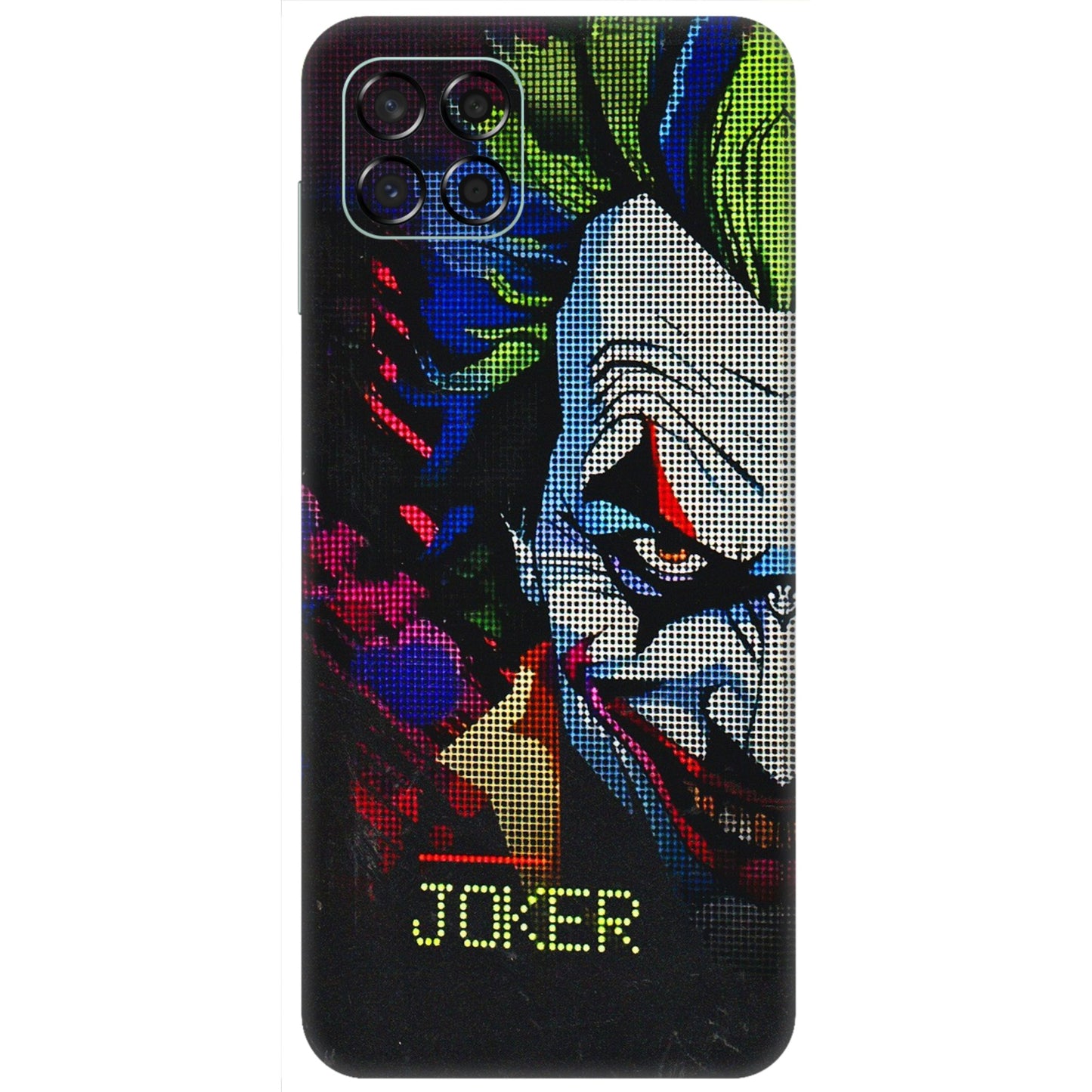 Samsung M/F/Note/Flip and C Phone Skins (All Models) - Joker Dot Matrix - 3D Embossed Finish (L-08) Samsung Galaxy M53 (5G)