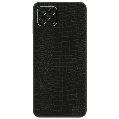 Samsung M/F/Note/Flip and C Phone Skins (All Models) - Snake Leather Black - 3D Embossed Finish (L-107) Samsung Galaxy M53 (5G)