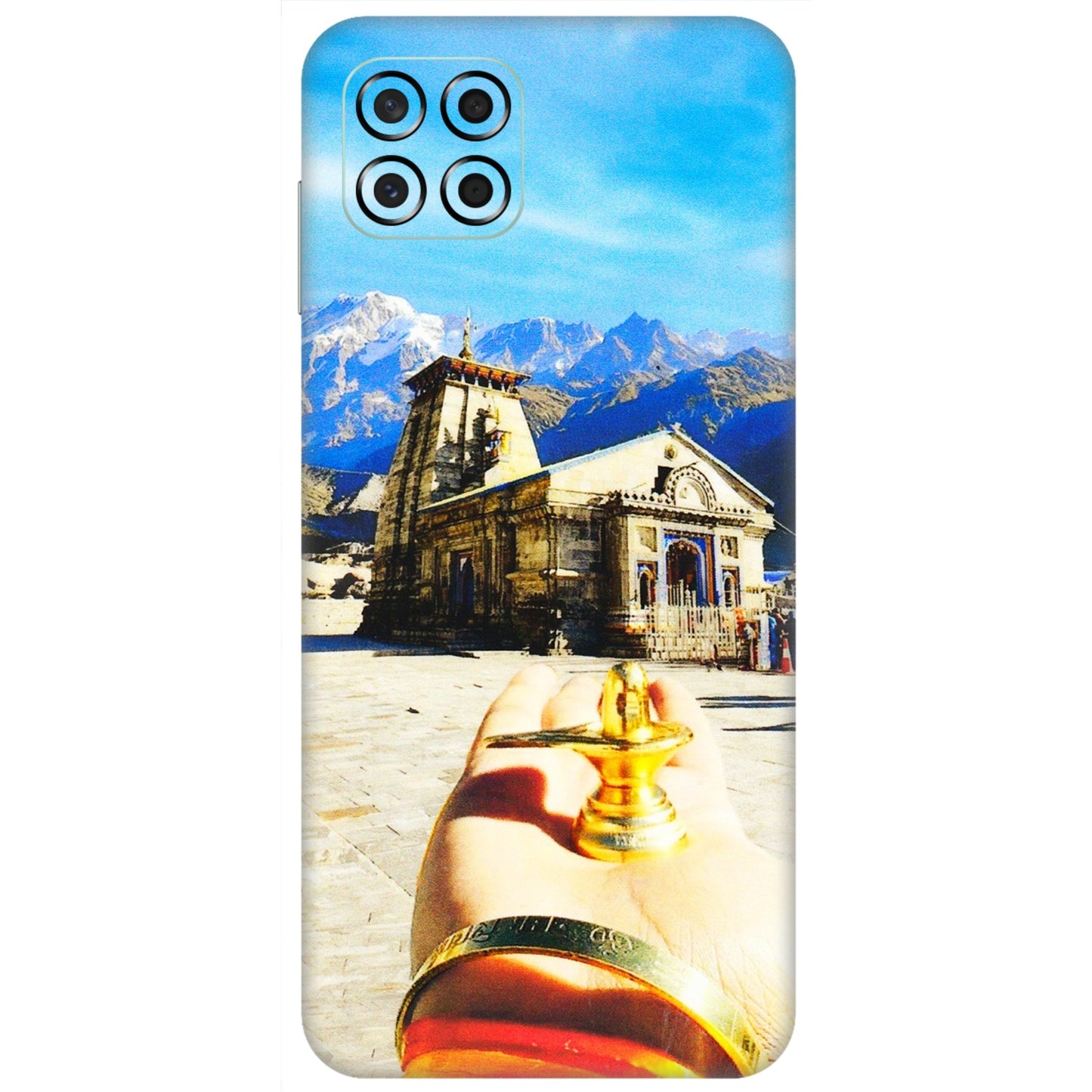 Samsung M/F/Note/Flip and C Phone Skins (All Models) - Beauty of Kedarnath - 3D Embossed Finish (L-108) Samsung Galaxy M53 (5G)