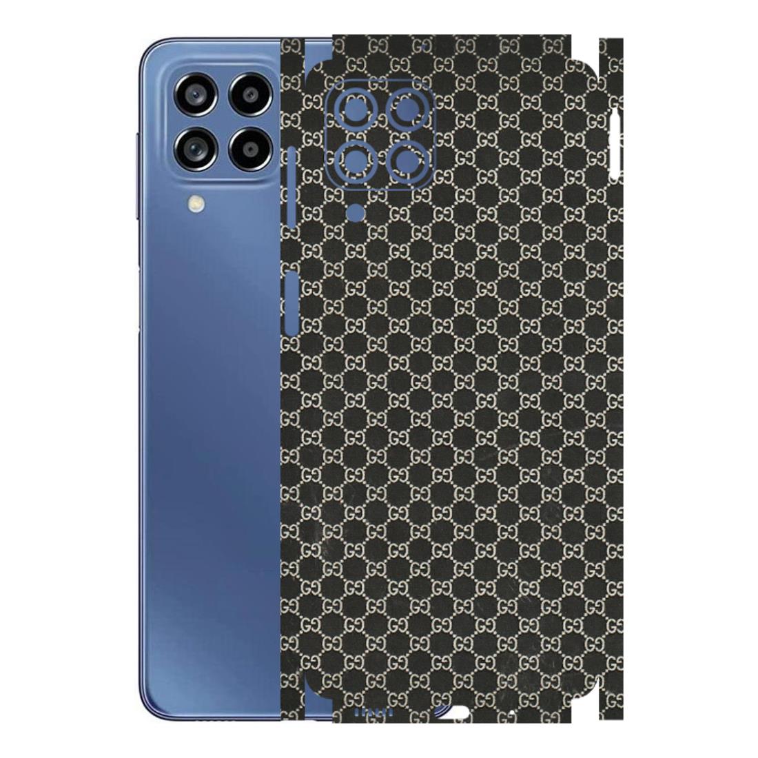 Samsung M/F/Note/Flip and C Phone Skins (All Models) - Black G Print - 3D Embossed Finish (L-109) Samsung Galaxy M53 (5G)