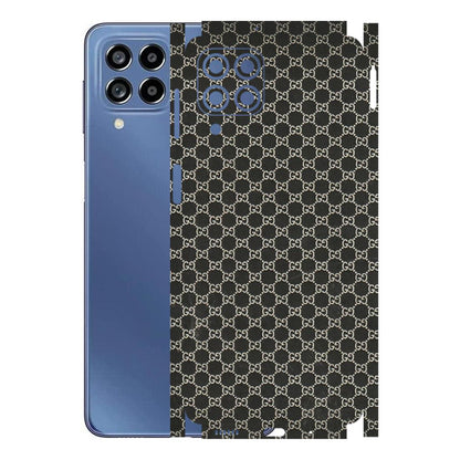 Samsung M/F/Note/Flip and C Phone Skins (All Models) - Black G Print - 3D Embossed Finish (L-109) Samsung Galaxy M53 (5G)