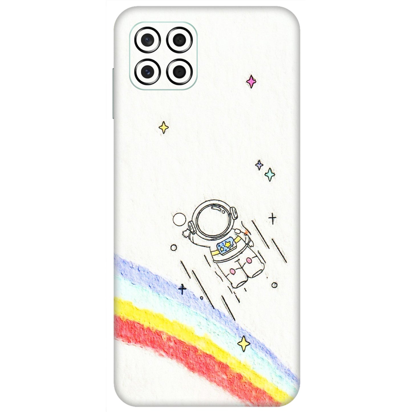 Samsung M/F/Note/Flip and C Phone Skins (All Models) - Milkyway Astronaut - 3D Embossed Finish (L-110) Samsung Galaxy M53 (5G)