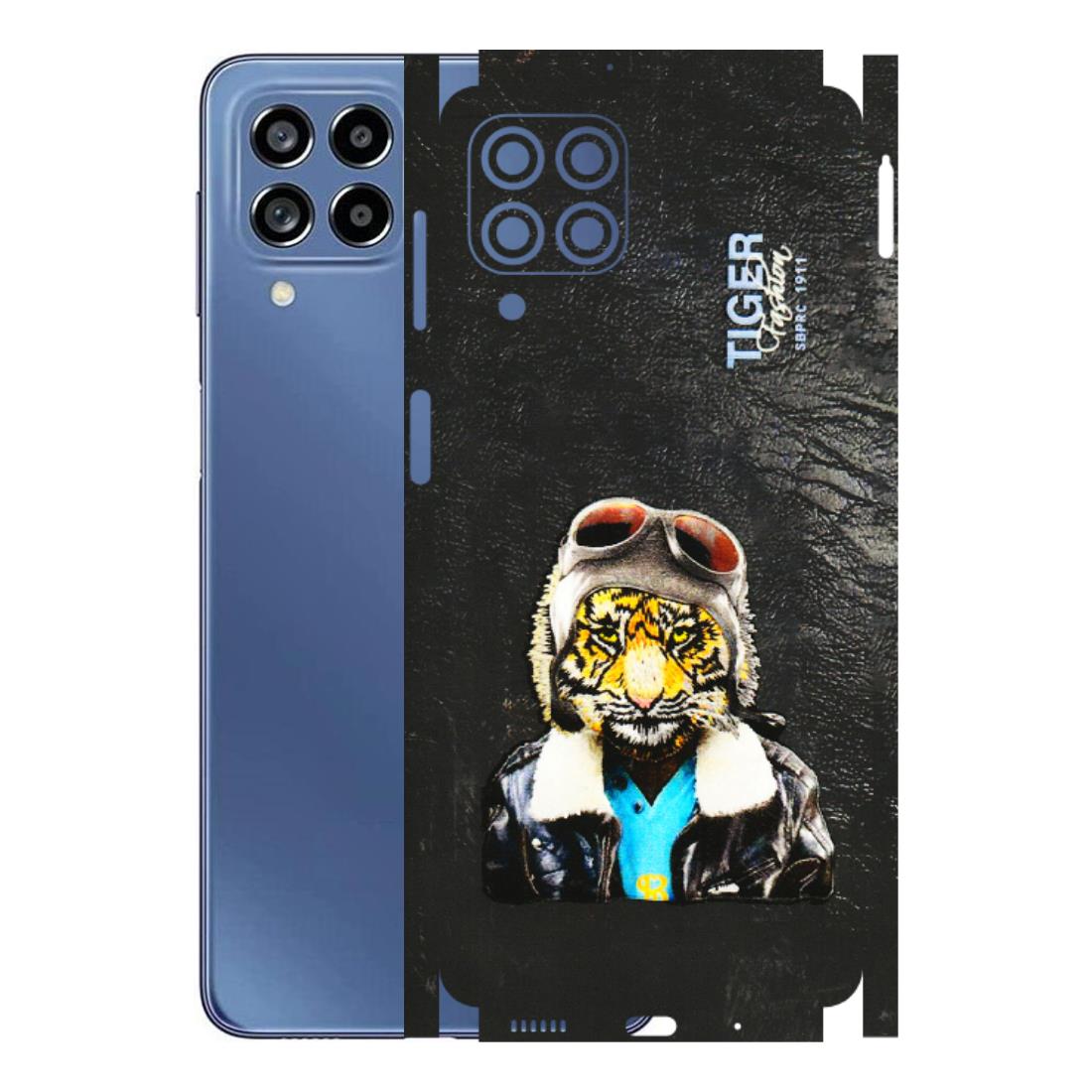 Samsung M/F/Note/Flip and C Phone Skins (All Models) - Rider Tiger - 3D Embossed Finish (L-113) Samsung Galaxy M53 (5G)