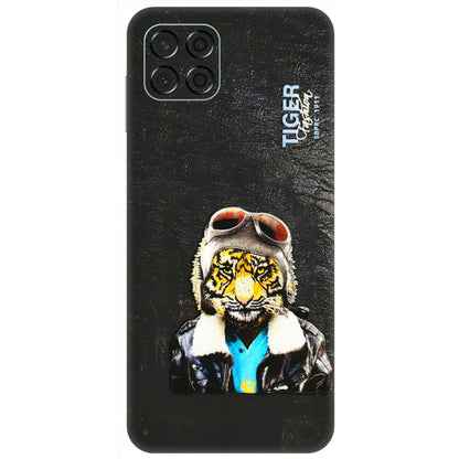 Samsung M/F/Note/Flip and C Phone Skins (All Models) - Rider Tiger - 3D Embossed Finish (L-113) Samsung Galaxy M53 (5G)