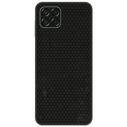 Samsung M/F/Note/Flip and C Phone Skins (All Models) - Black honeycomb - 3D Embossed Finish (L-114) Samsung Galaxy M53 (5G)