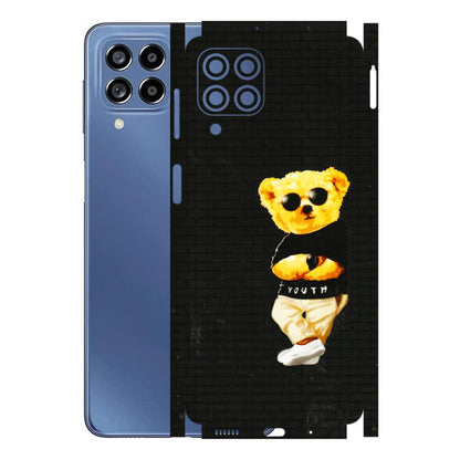 Samsung M/F/Note/Flip and C Phone Skins (All Models) - Classy Teddy Bear - 3D Embossed Finish (L-116) Samsung Galaxy M53 (5G)