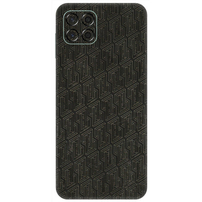 Samsung M/F/Note/Flip and C Phone Skins (All Models) - Black Abstract Pattern - 3D Embossed Finish (L-117) Samsung Galaxy M53 (5G)