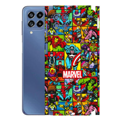 Samsung M/F/Note/Flip and C Phone Skins (All Models) - MARVELOUS Comic Characters - 3D Embossed Finish (L-129) Samsung Galaxy M53 (5G)