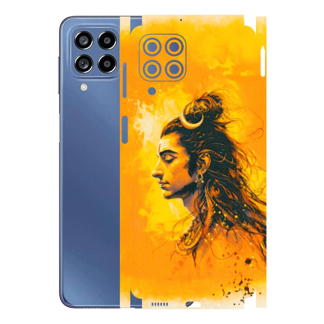 Samsung M/F/Note/Flip and C Phone Skins (All Models) - Shiv Shakti - 3D Embossed Finish (L-14) Samsung Galaxy M53 (5G)