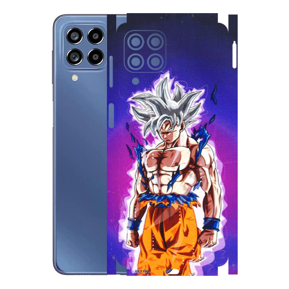 Samsung M/F/Note/Flip and C Phone Skins (All Models) - Goku Purple Anime - 3D Embossed Finish (L-147) Samsung Galaxy M53 (5G)