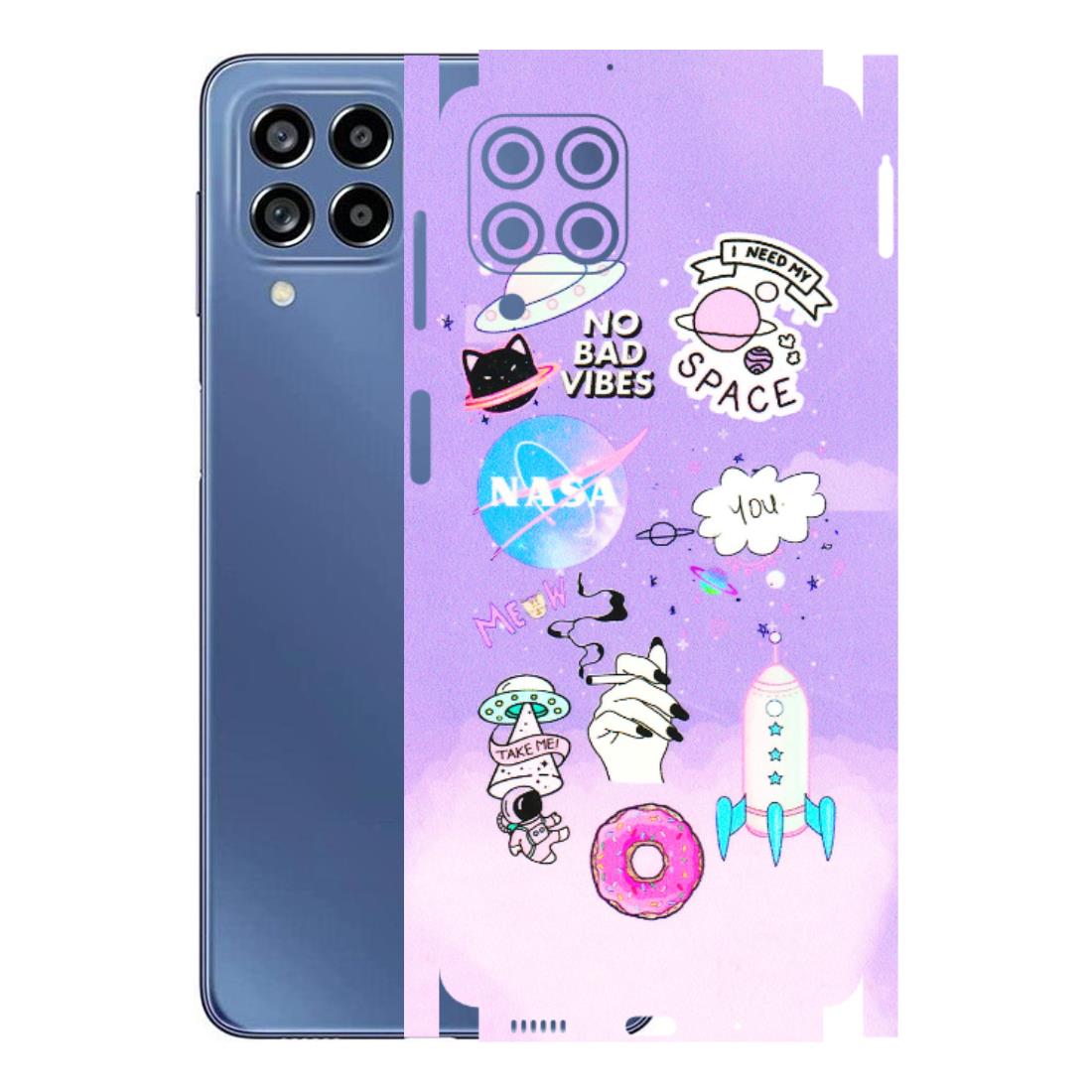 Samsung M/F/Note/Flip and C Phone Skins (All Models) - I Need My Nasa Skin - 3D Embossed Finish (L-149) Samsung Galaxy M53 (5G)