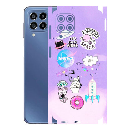Samsung M/F/Note/Flip and C Phone Skins (All Models) - I Need My Nasa Skin - 3D Embossed Finish (L-149) Samsung Galaxy M53 (5G)