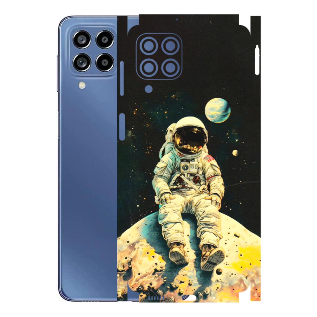 Samsung M/F/Note/Flip and C Phone Skins (All Models) - Astronaut in Space - 3D Embossed Finish (L-16) Samsung Galaxy M53 (5G)
