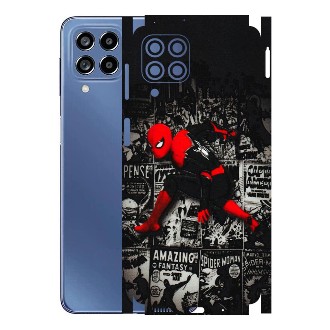 Samsung M/F/Note/Flip and C Phone Skins (All Models) - SpiderMan New - 3D Embossed Finish (L-162) Samsung Galaxy M53 (5G)