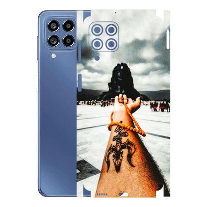 Samsung M/F/Note/Flip and C Phone Skins (All Models) - Jai Adiyogi Mahakaal - 3D Embossed Finish (L-164) Samsung Galaxy M53 (5G)