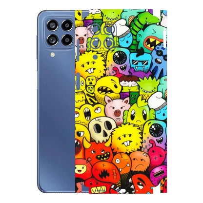 Samsung M/F/Note/Flip and C Phone Skins (All Models) - Angry Funkies - 3D Embossed Finish (L-169) Samsung Galaxy M53 (5G)
