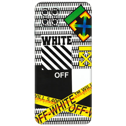 Samsung M/F/Note/Flip and C Phone Skins (All Models) - White Off Abstract - 3D Embossed Finish (L-172) Samsung Galaxy M53 (5G)