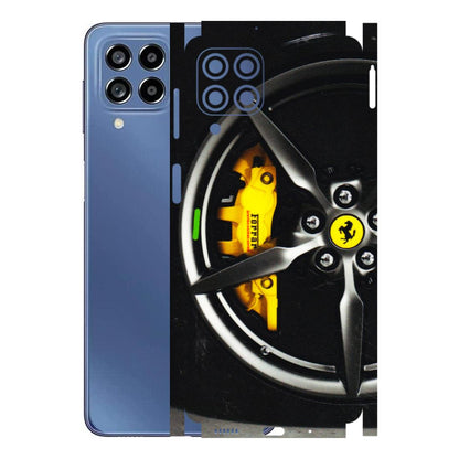 Samsung M/F/Note/Flip and C Phone Skins (All Models) - Ferrari Wheel Alloy - 3D Embossed Finish (L-173) Samsung Galaxy M53 (5G)