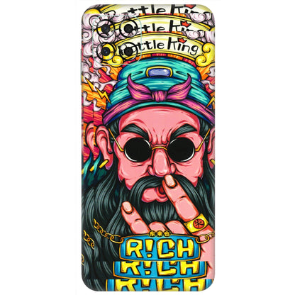 Samsung M/F/Note/Flip and C Phone Skins (All Models) - Battle King Dude Face - 3D Embossed Finish (L-178) Samsung Galaxy M53 (5G)
