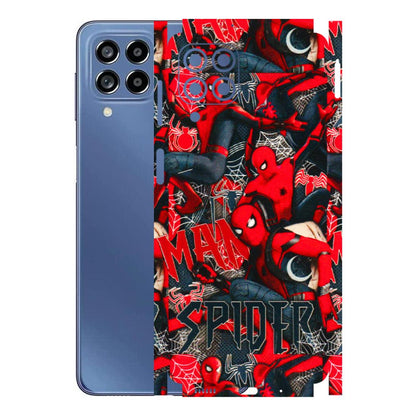 Samsung M/F/Note/Flip and C Phone Skins (All Models) - SpiderMan Cool - 3D Embossed Finish (L-188) Samsung Galaxy M53 (5G)