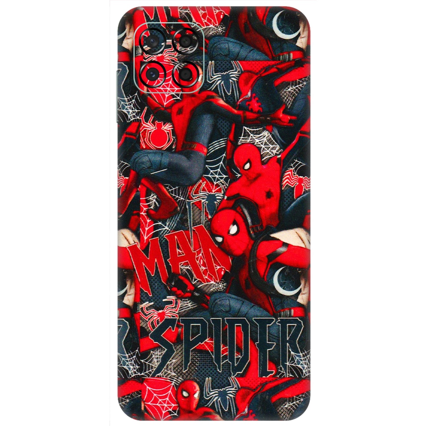 Samsung M/F/Note/Flip and C Phone Skins (All Models) - SpiderMan Cool - 3D Embossed Finish (L-188) Samsung Galaxy M53 (5G)