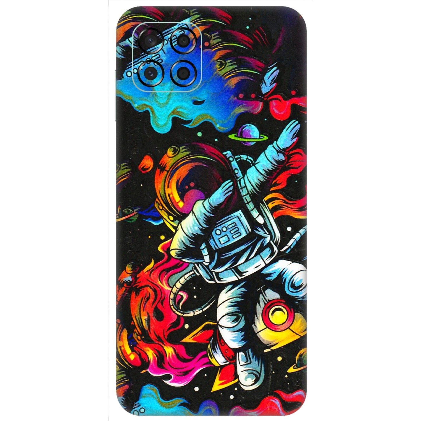 Samsung M/F/Note/Flip and C Phone Skins (All Models) - Astronaut Dope - 3D Embossed Finish (L-191) Samsung Galaxy M53 (5G)