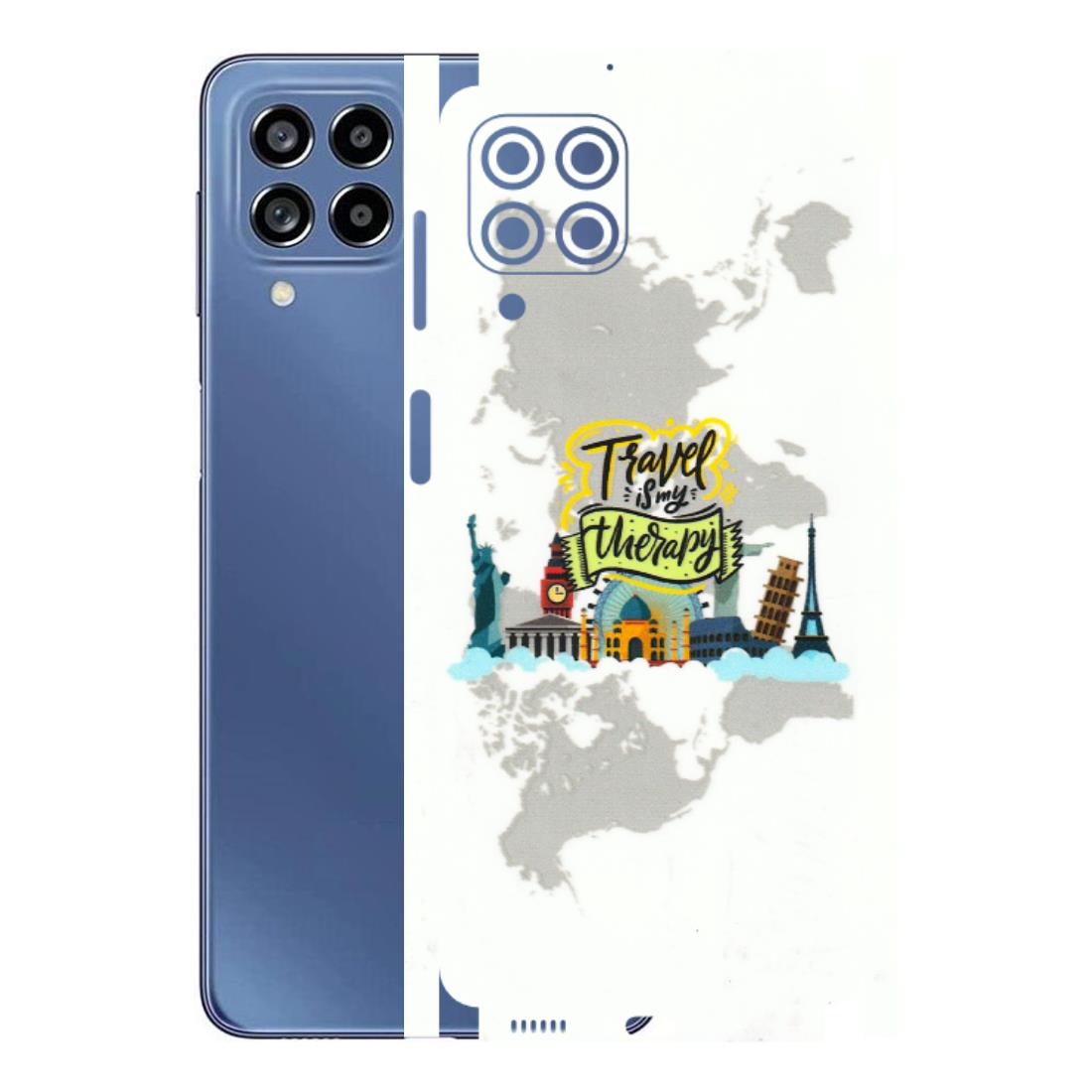 Samsung M/F/Note/Flip and C Phone Skins (All Models) - Travel Therapy - 3D Embossed Finish (L-199) Samsung Galaxy M53 (5G)