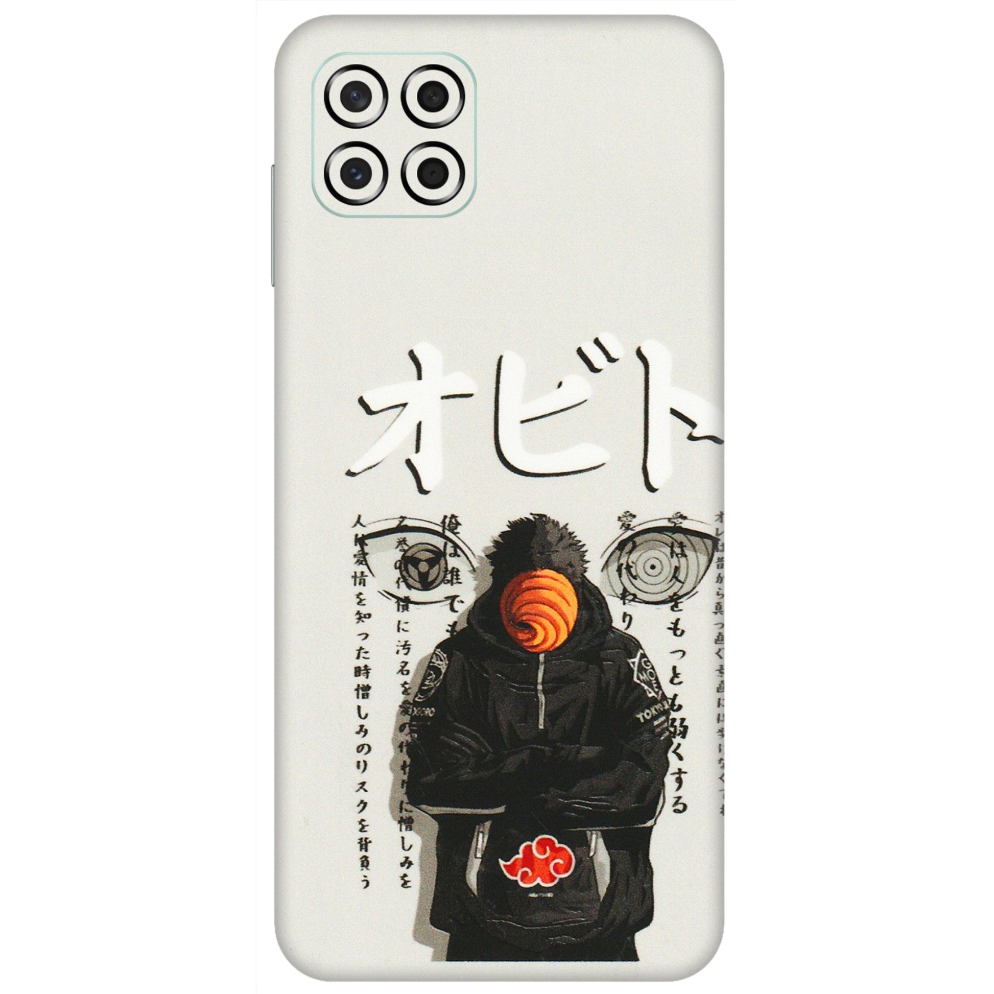 Samsung M/F/Note/Flip and C Phone Skins (All Models) - Obito Anime Eye - 3D Embossed Finish (L-19) Samsung Galaxy M53 (5G)
