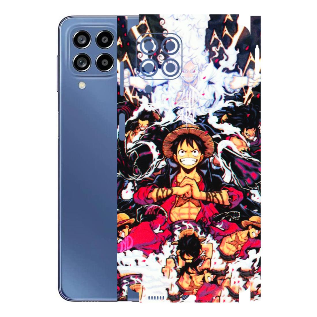 Samsung M/F/Note/Flip and C Phone Skins (All Models) - Luffy Anime Character - 3D Embossed Finish (L-203) Samsung Galaxy M53 (5G)