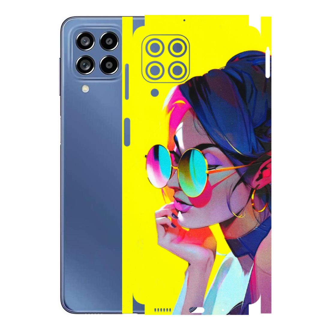 Samsung M/F/Note/Flip and C Phone Skins (All Models) - Bold Stylish Girl - 3D Embossed Finish (L-222) Samsung Galaxy M53 (5G)