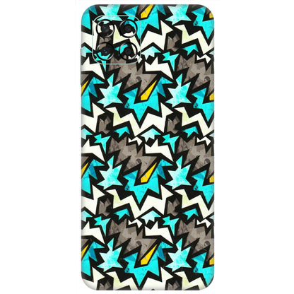 Samsung M/F/Note/Flip and C Phone Skins (All Models) - Funky Zig Zag - 3D Embossed Finish (L-223) Samsung Galaxy M53 (5G)