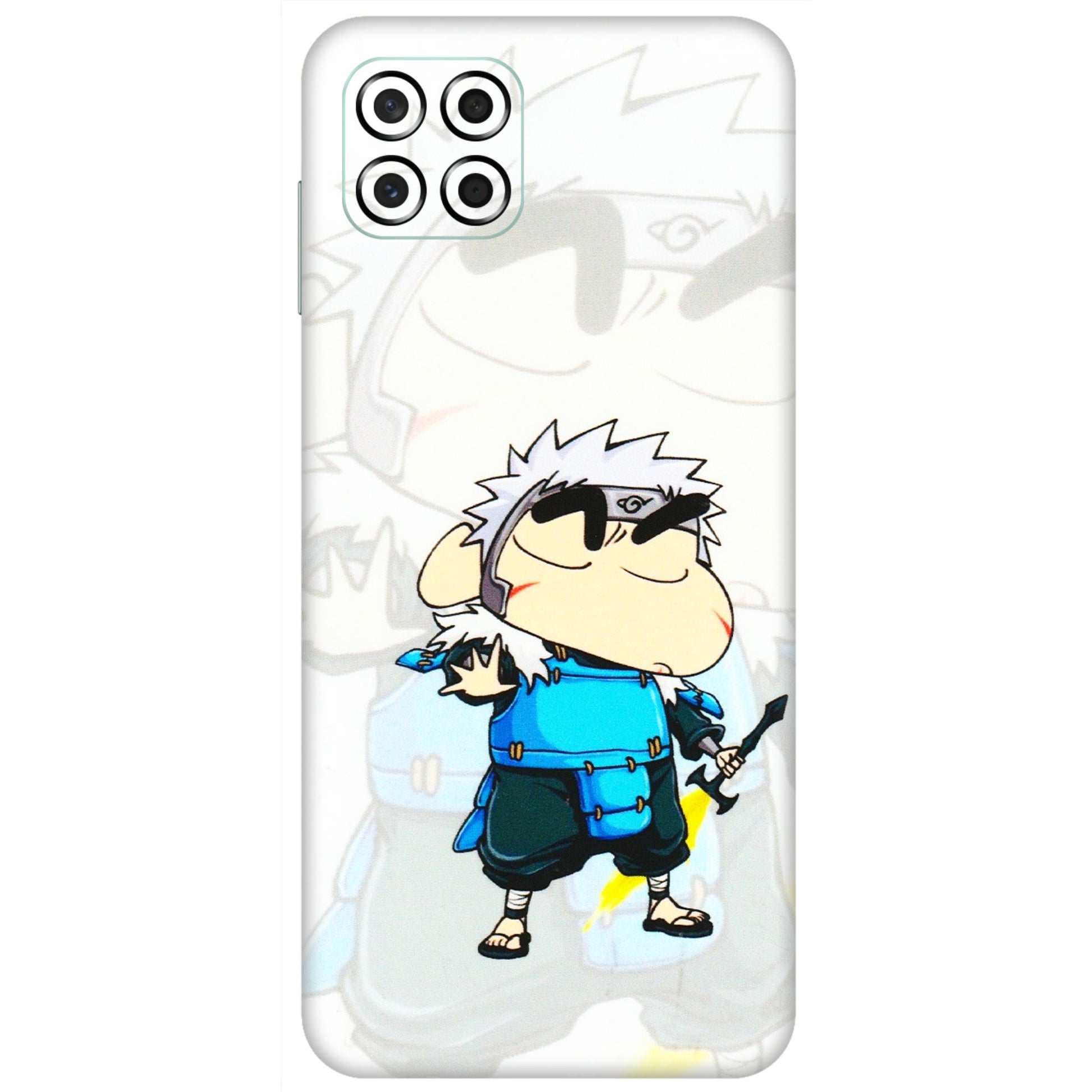 Samsung M/F/Note/Flip and C Phone Skins (All Models) - Angry Young Shinchan - 3D Embossed Finish (L-226) Samsung Galaxy M53 (5G)